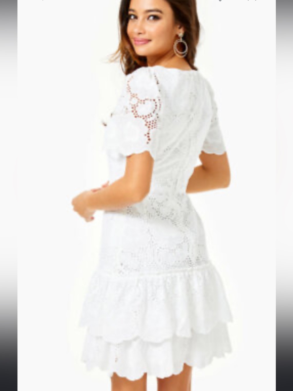 NWT Lilly Pulitzer bonni dress in resort white sz 2 - Picture 2 of 11